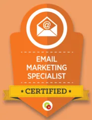 DigitalMarketer Email Marketing Specialist certified badge
