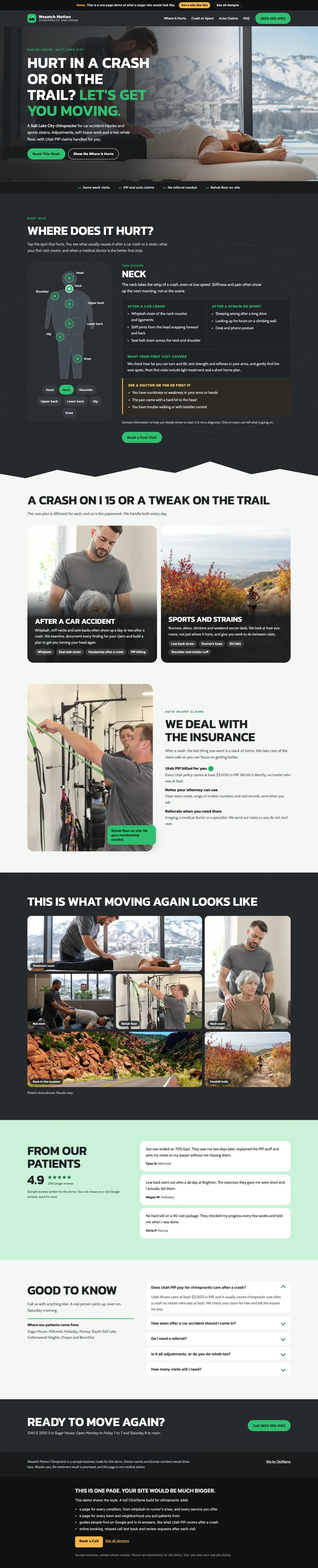 Mountain Motion website design