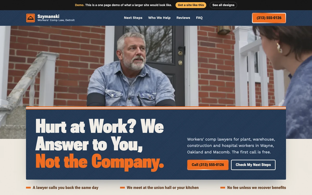 Shop Floor Denim website design on a desktop