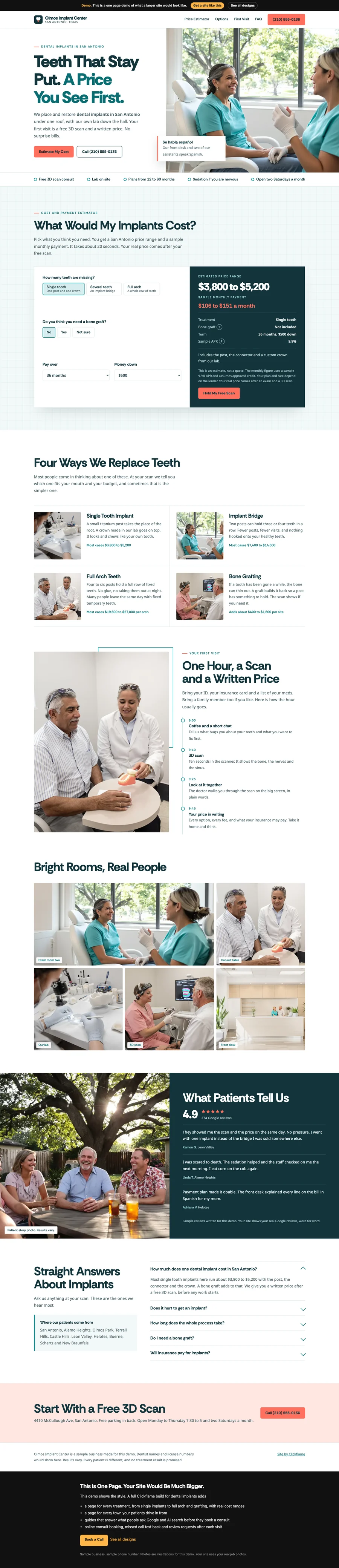 Bright Clinical website design