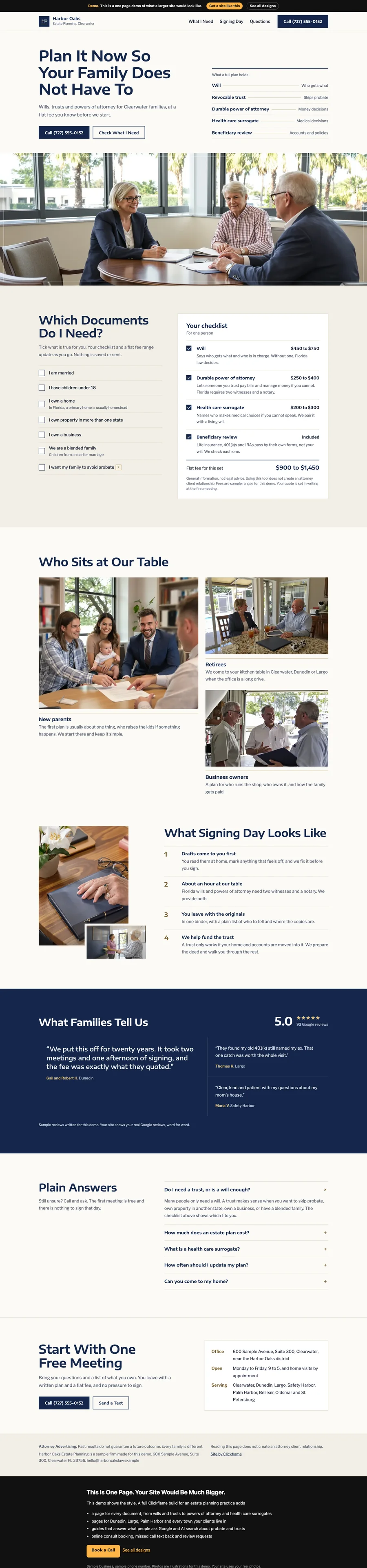 Ivory Ledger website design