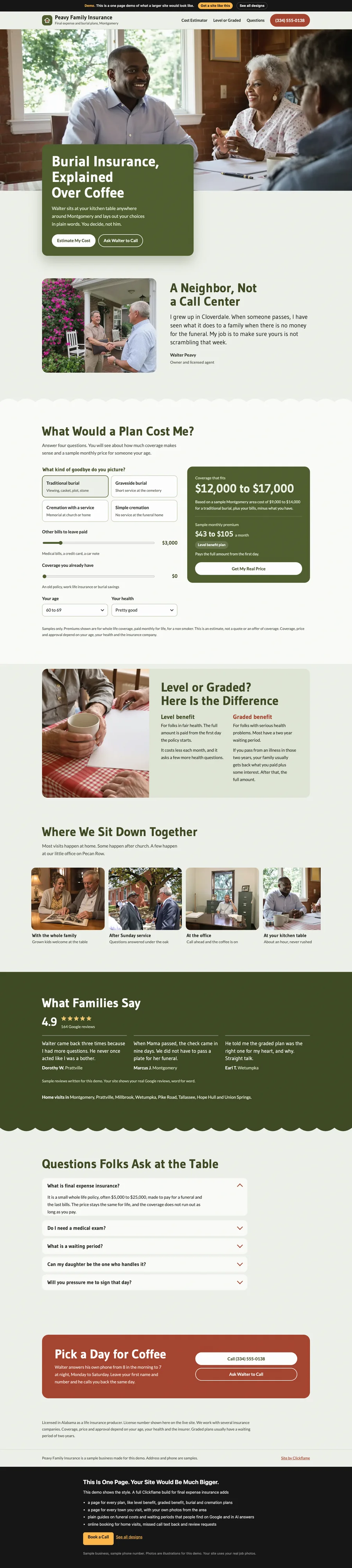Kitchen Table Talk website design