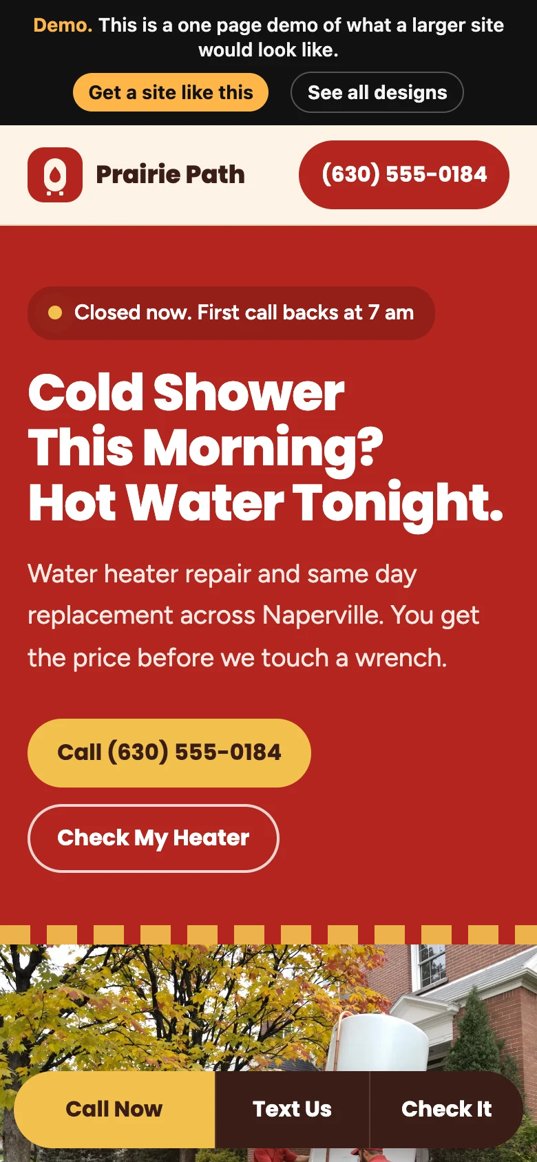 Hot Today Red on a phone