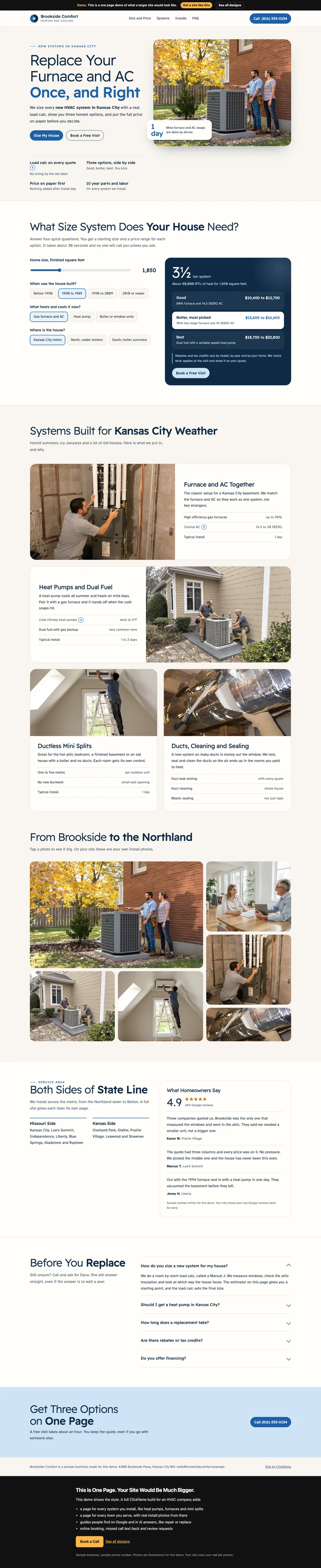 Cool Showroom website design