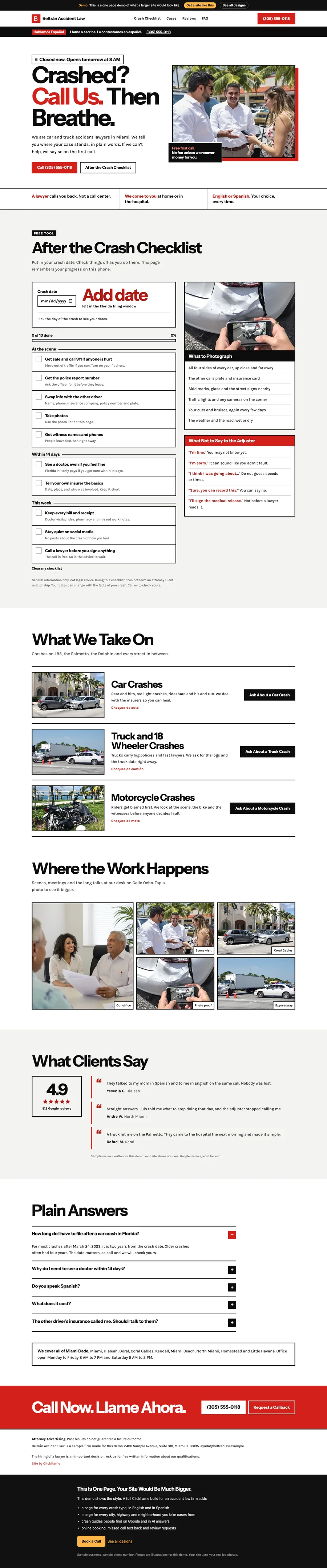 Plain Talk website design