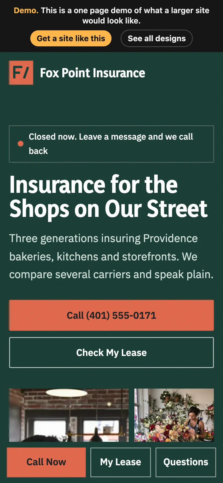 Bottle Green Ledger on a phone