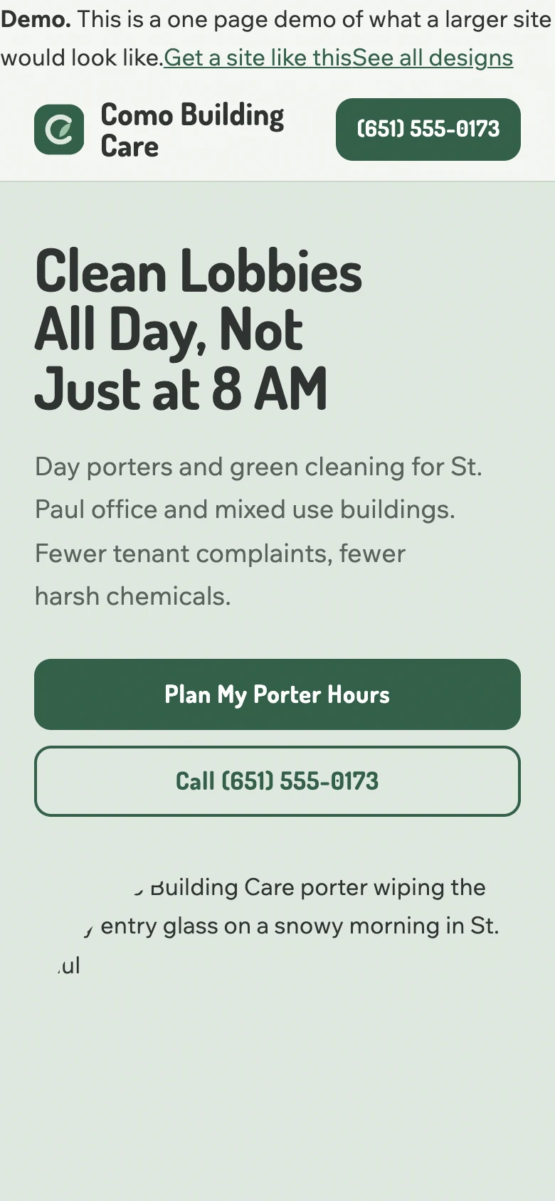 Quiet Green Ledger on a phone