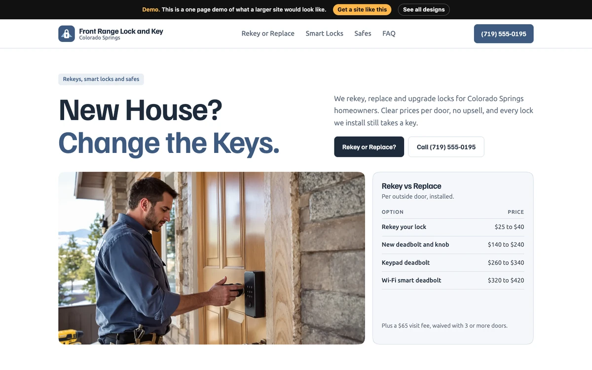 Slate Product Clean website design on a desktop