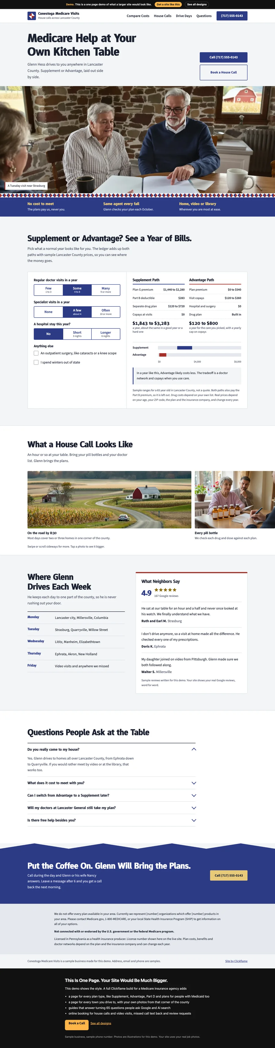 Fieldstone and Indigo website design