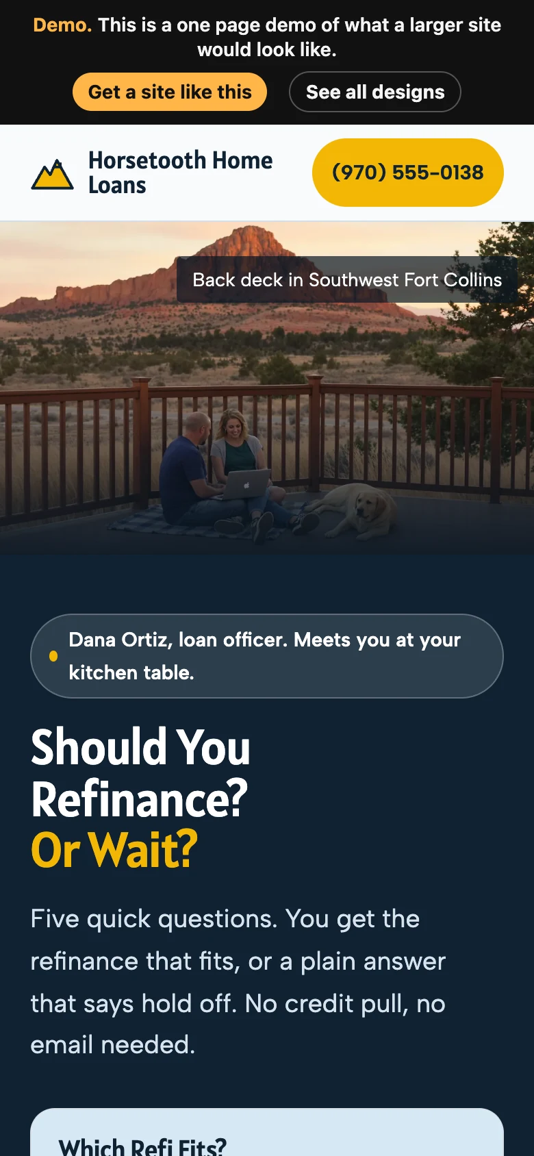 Trailhead Guide on a phone