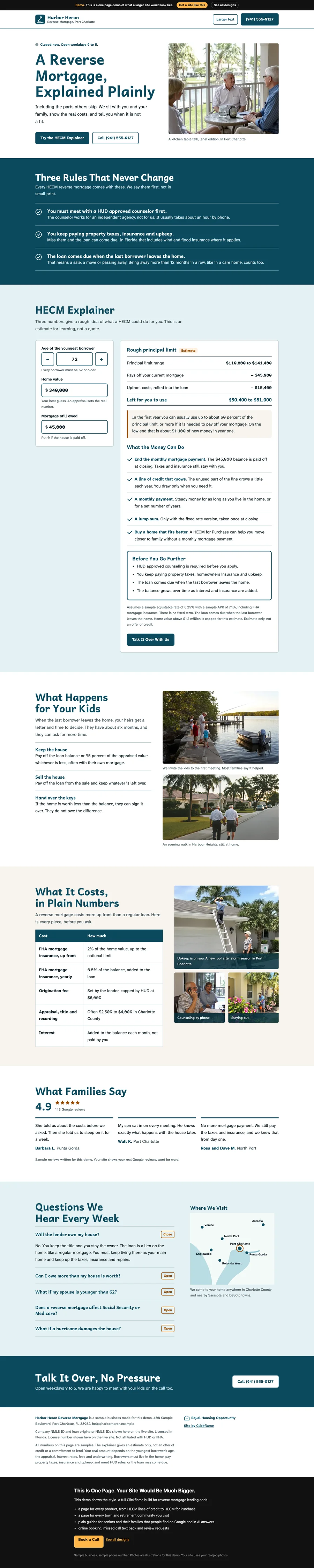 Plain Truth Large Print website design