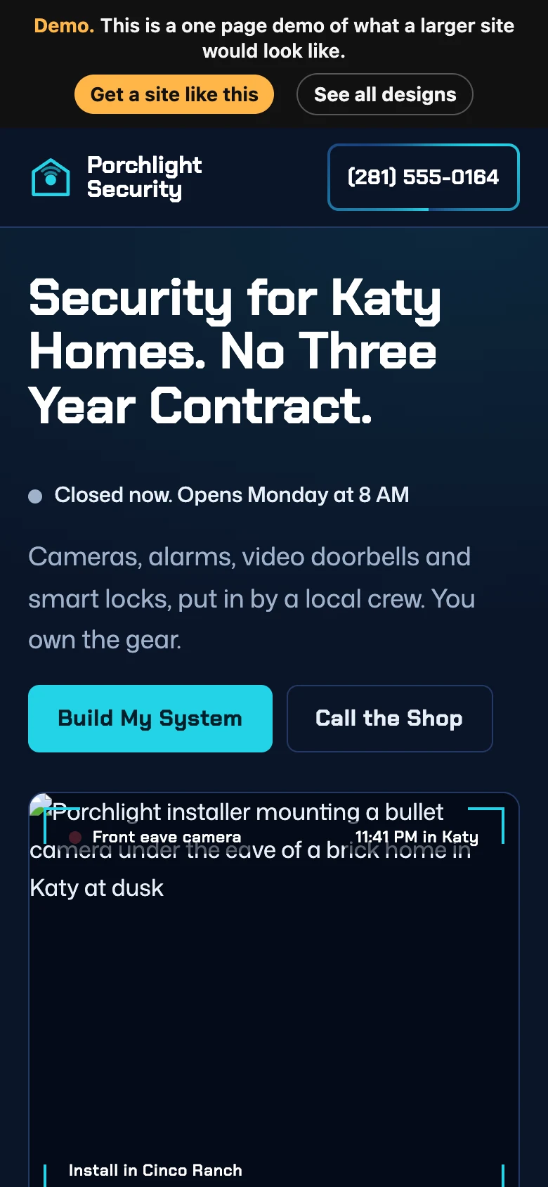 Night Signal on a phone