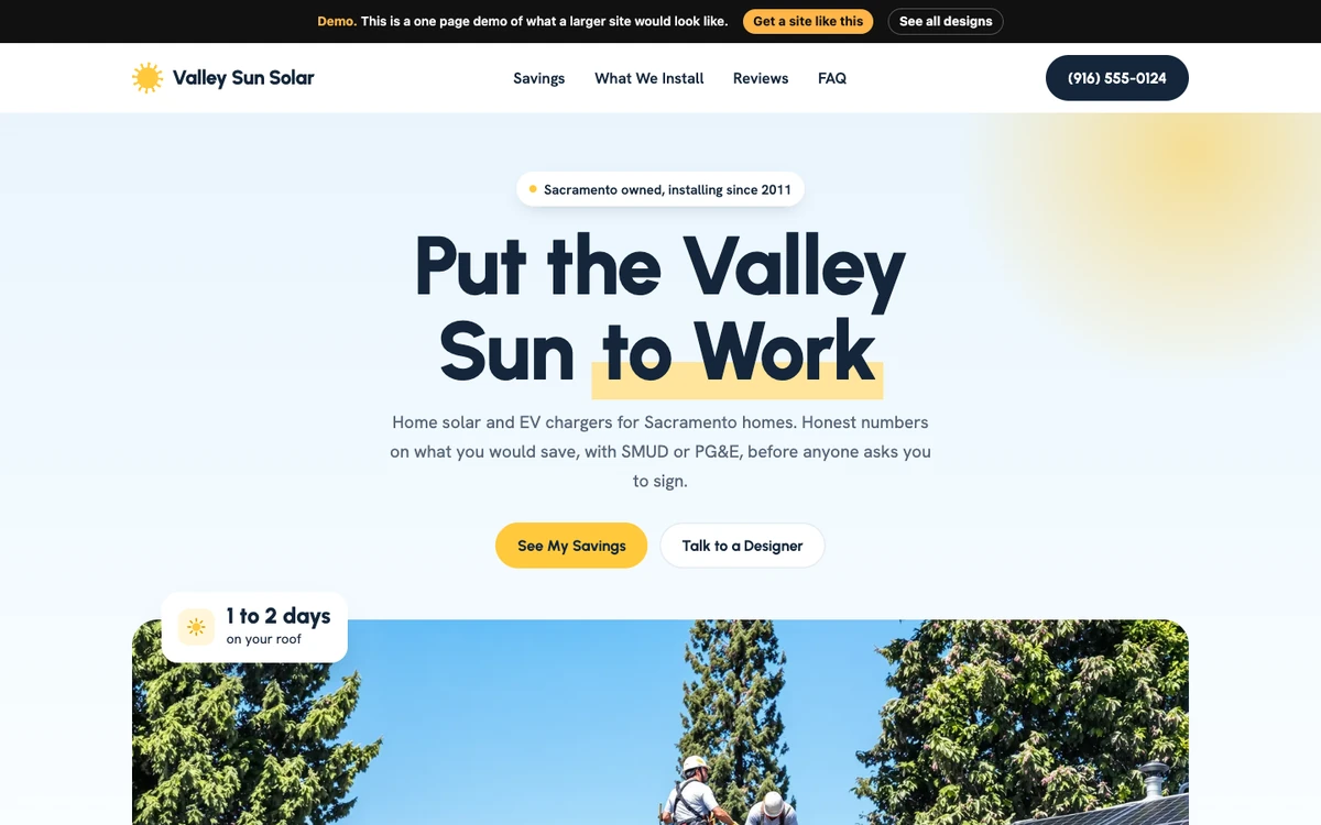 Open Daylight website design on a desktop