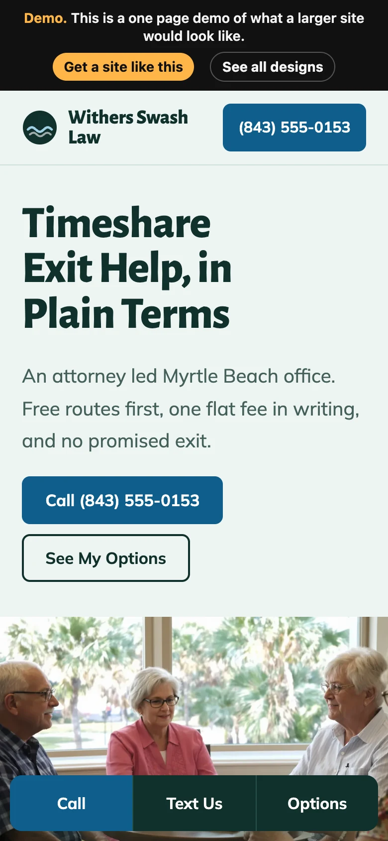 Plain Terms on a phone