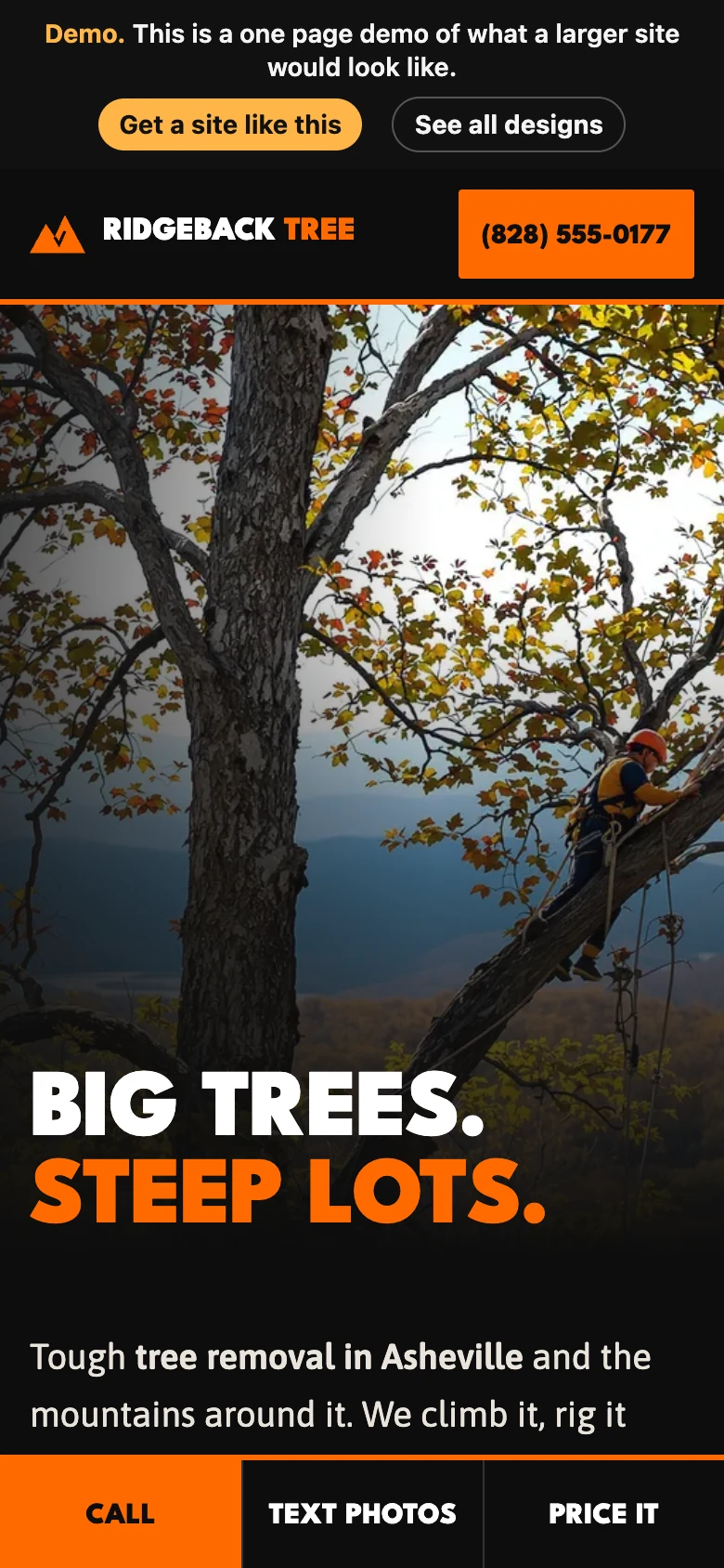 Chainsaw Bold on a phone