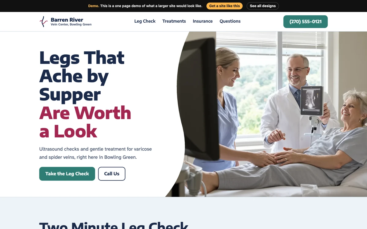 Soft Anatomy website design on a desktop