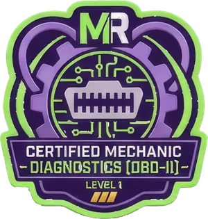 MechanicRank certified mechanic badge, Diagnostics & Drivability (OBD-II)