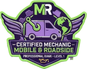 MechanicRank certified mechanic badge, Mobile & Roadside Service