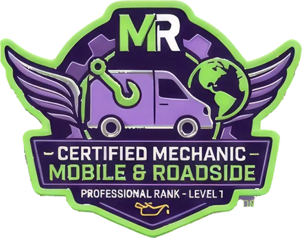 MechanicRank certified mechanic badge, Mobile & Roadside Service