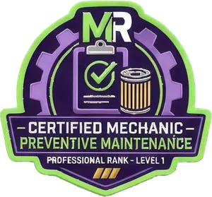 MechanicRank certified mechanic badge, Preventive Maintenance & Inspection