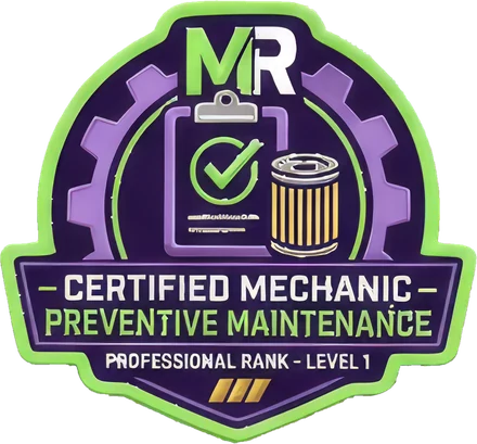 MechanicRank certified mechanic badge, Preventive Maintenance & Inspection