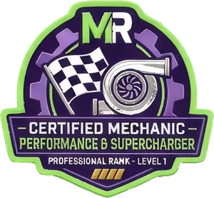 MechanicRank certified mechanic badge, Performance & Forced Induction