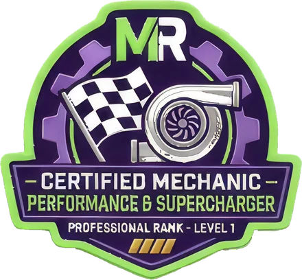 MechanicRank certified mechanic badge, Performance & Forced Induction