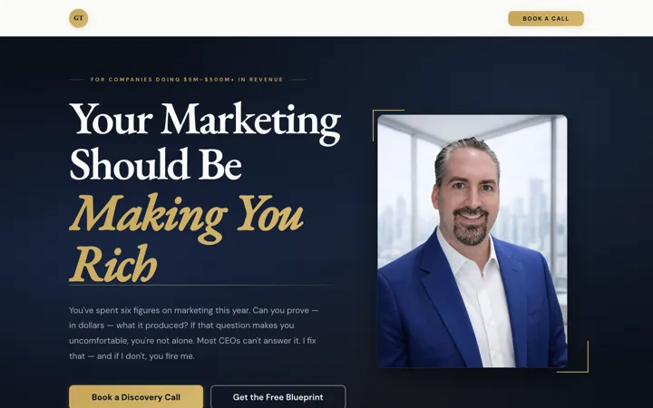 The guytate.com home page