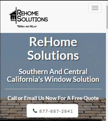 Rehomewindowsolutions.com website